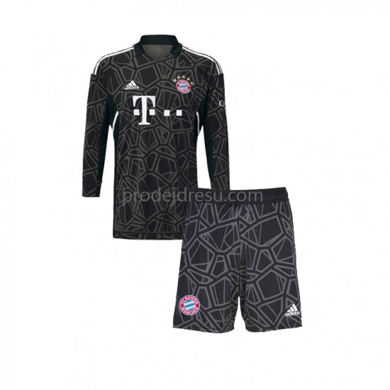 FC Bayern Mnichov Dresy Fotbal Brankářské Dětský Venkovní 2022-2023 Dlouhý rukáv