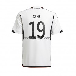 Německo Dresy Fotbal Sane 19 Muž Domácí World Cup 2022 Krátký rukáv