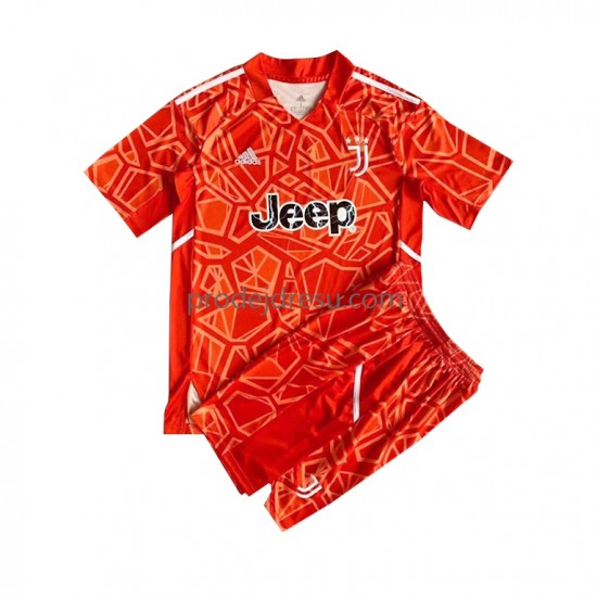 Juventus Dresy Fotbal Brankářské Dětský Venkovní 2022-2023 Krátký rukáv