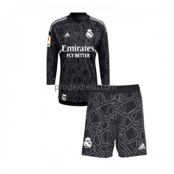Real Madrid Dresy Fotbal Brankářské Dětský Venkovní 2022-2023 Dlouhý rukáv