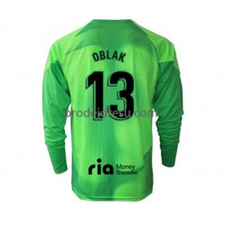 Atlético Madrid Dresy Fotbal Jan Oblak 13 Brankářské Muž Domácí 2022-2023 Dlouhý rukáv