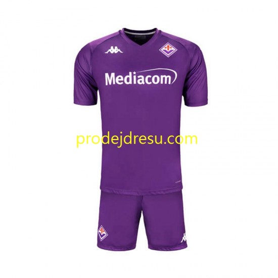 ACF Fiorentina Dresy Fotbal Dětský Domácí 2024-2025 Krátký rukáv
