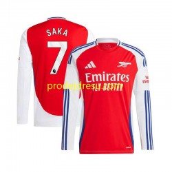 Arsenal Dresy Fotbal Bukayo Saka 7 Muž Domácí 2024-2025 Dlouhý rukáv