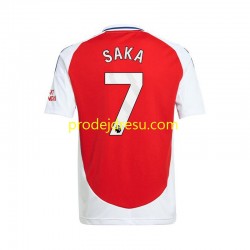 Arsenal Dresy Fotbal Bukayo Saka 7 Muž Domácí 2024-2025 Krátký rukáv