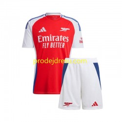 Arsenal Dresy Fotbal Dětský Domácí 2024-2025 Krátký rukáv