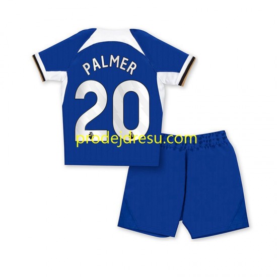 Chelsea Dresy Fotbal Cole Palmer 20 Dětský Domácí 2023-2024 Krátký rukáv