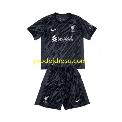 Liverpool Dresy Fotbal Brankářské Dětský Domácí 2024-2025 Krátký rukáv