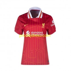 Liverpool Dresy Fotbal Žena Domácí 2024-2025 Krátký rukáv