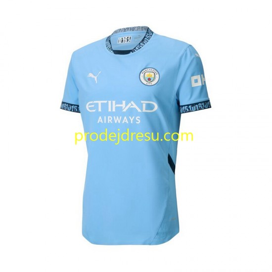 Manchester City Dresy Fotbal Muž Domácí 2024-2025 Krátký rukáv