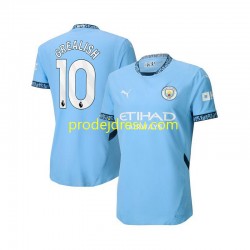 Manchester City Dresy Fotbal Jack Grealish 10 Muž Domácí 2024-2025 Krátký rukáv