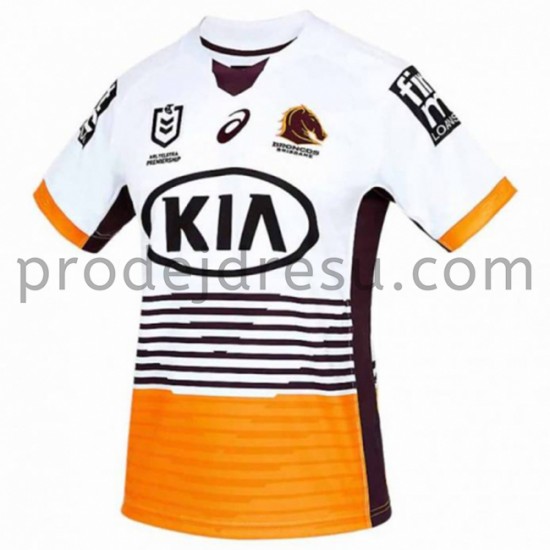 Brisbane Broncos Rugby Dresy Venkovní 2021 Krátký Rukáv