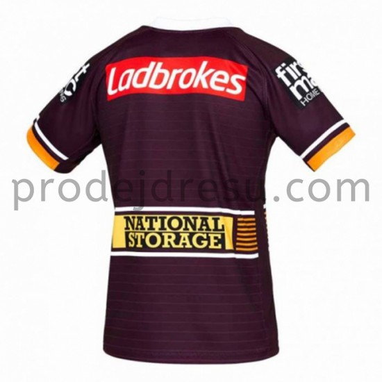 Brisbane Broncos Rugby Dresy Domácí 2021 Krátký Rukáv