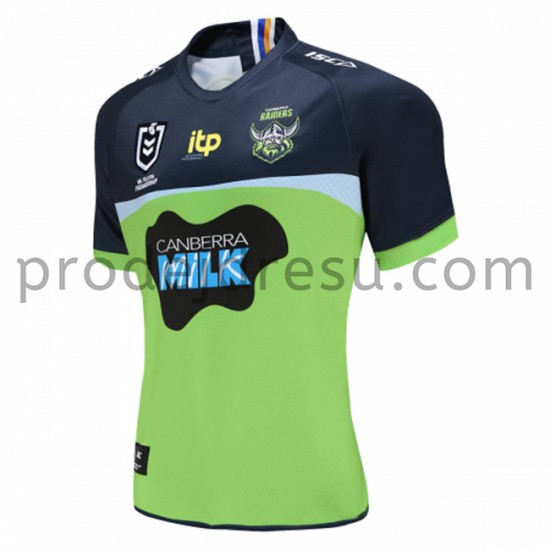 Canberra Raiders Rugby Dresy Venkovní 2021 Krátký Rukáv