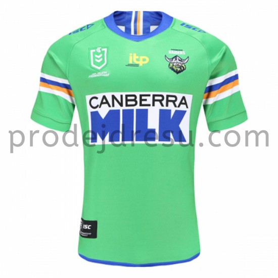 Canberra Raiders Rugby Dresy Domácí 2021 Krátký Rukáv