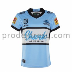 Cronulla Sutherland Sharks Rugby Dresy Domácí 2021 Krátký Rukáv