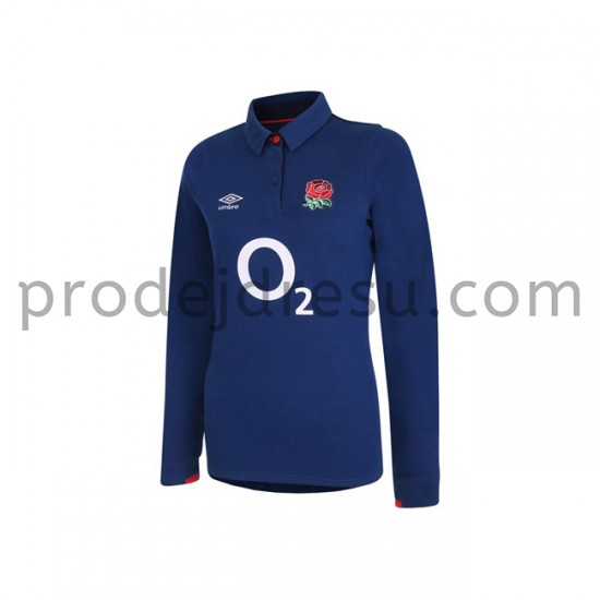 Anglická ragbyová reprezentace Dresy Classic Žena Venkovní 2020-2021 Dlouhý Rukáv