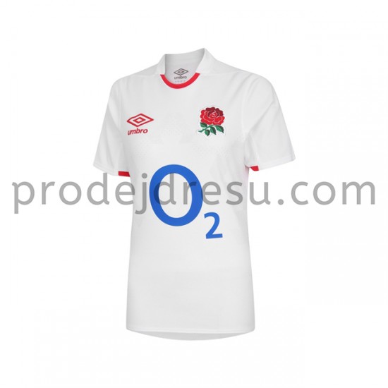 Anglická ragbyová reprezentace Dresy Žena Domácí 2020-2021 Krátký Rukáv