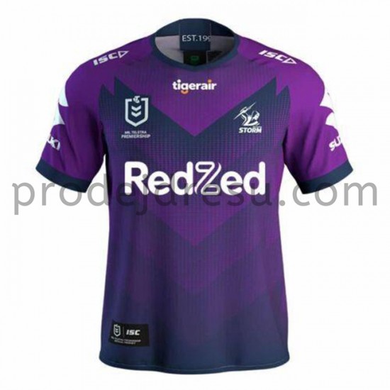 Melbourne Storm Rugby Dresy Domácí 2020 Krátký Rukáv