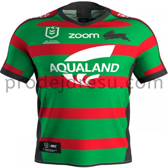 South Sydney Rabbitohs Rugby Dresy Domácí 2020 Krátký Rukáv
