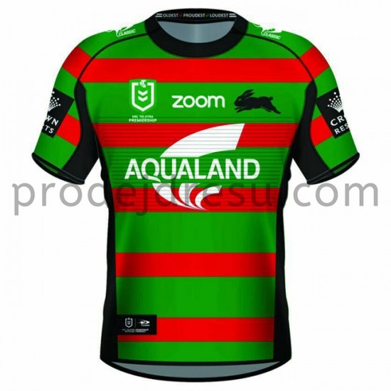 South Sydney Rabbitohs Rugby Dresy Domácí 2021 Krátký Rukáv
