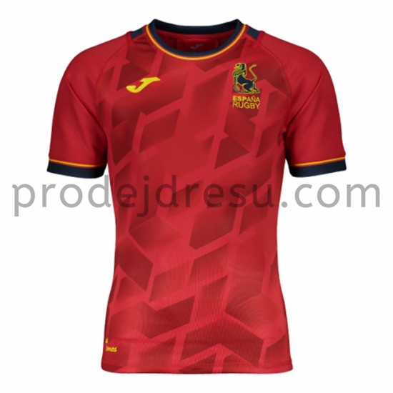 Španělsko ragbyová reprezentace Dresy Domácí 2021 Krátký Rukáv